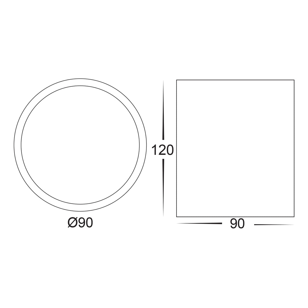 HCP-8021204 - Black 12w Tilt  Dali 2 Dimmable Surface Mounted LED Downlight