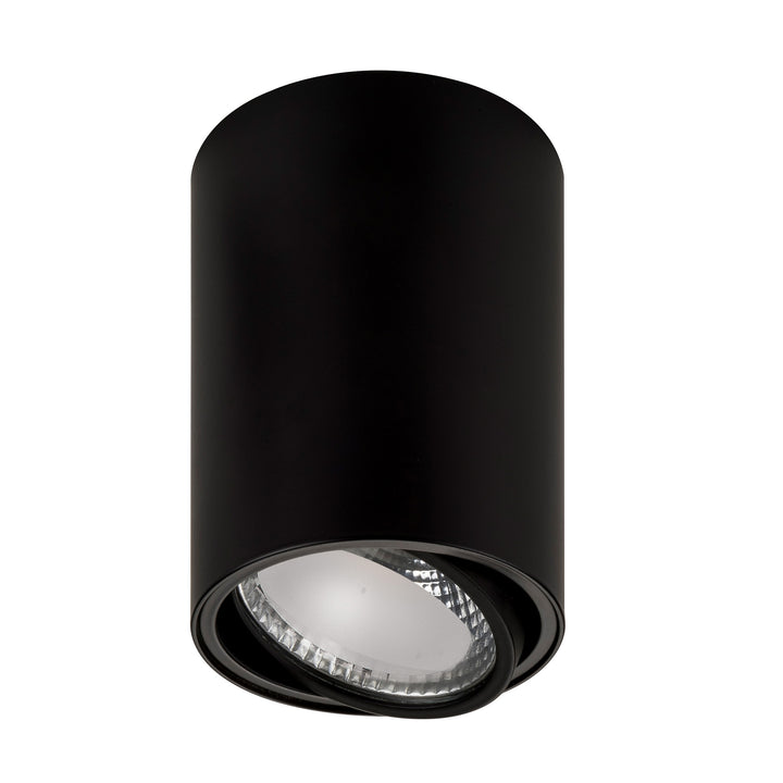 HCP-8021204 - Black 12w Tilt  Dali 2 Dimmable Surface Mounted LED Downlight