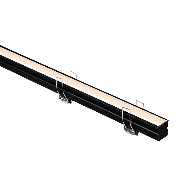 HCP-4322926 - Deep Black Recessed Anti Glare Winged Aluminium Profile